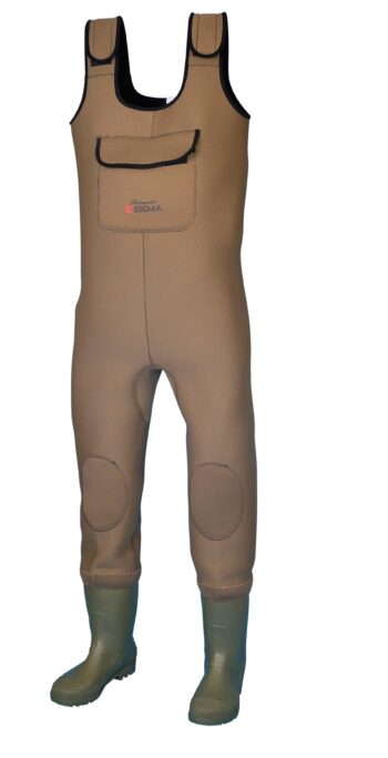 SIGMA NEOP CHEST WADER SIZE9 CLEAT SOLE
