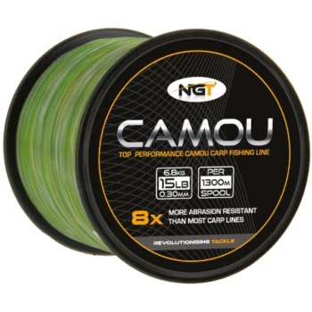 0.30mm - 15lb/1300m NGT Camo Line - Bulk Spool