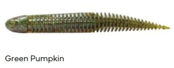 7.2cm/3g/5pcs NED DRAGON TAIL SLUG FLOATING GREEN PUMPKIN