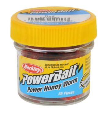 2.5cm/60g POWERBAIT POWER HONEY WORM RED/YELLOW