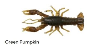 6.5cm/2.5g/4pcs NED CRAW FLOATING GREEN PUMPKIN