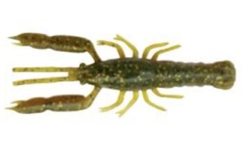 6.7cm/2.9g/8pcs 3D CRAYFISH RATTLING MOTOR OIL UV