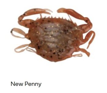 5cm/5pcs GULP! SALTWATER PEELER NEW PENNY