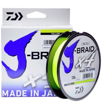 0.15mm/6.9kg/135m/#0.1 J-Braid X4E - yellow