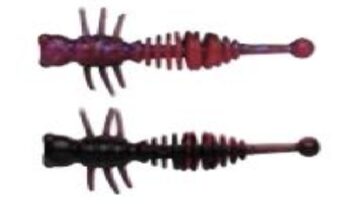 4cm/12pcs POWERBAIT POWER LARVAE FLOATING SALMON EGG RED/BLACK