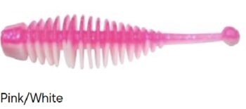 50mm/10pcs POWERBAIT POWER NAIAD FLOATING PINK/WHITE