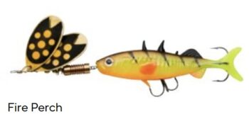 4.5cm/5g FAST ATTACK STICKLE SPINNER FIRE PERCH