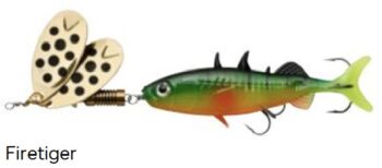 6.5sm/7g FAST ATTACK STICKLE SPINNER FIRETIGER