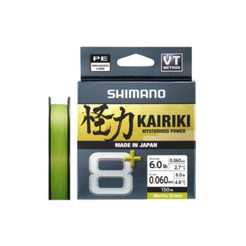 0.06mm/4.8kg Braided Line Kairiki 8+ M. Green 150m